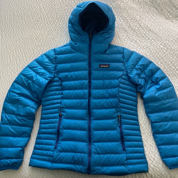 Patagonia Jackets & Blazers - Patagonia Down Hoodie Blue | Women’s Small | Lightweight Packable